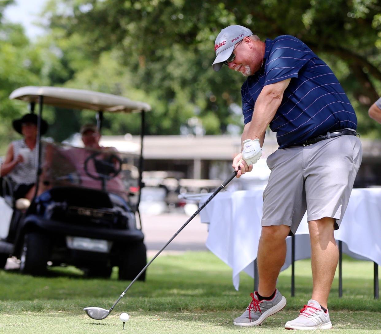 Cory Adams is pictured in a file photo at the San Angelo Country Club Men's Partnership.