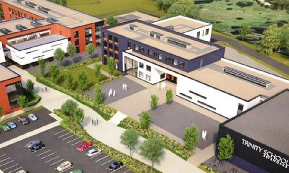 Artist's impression of a new grammar school in Sevenoaks