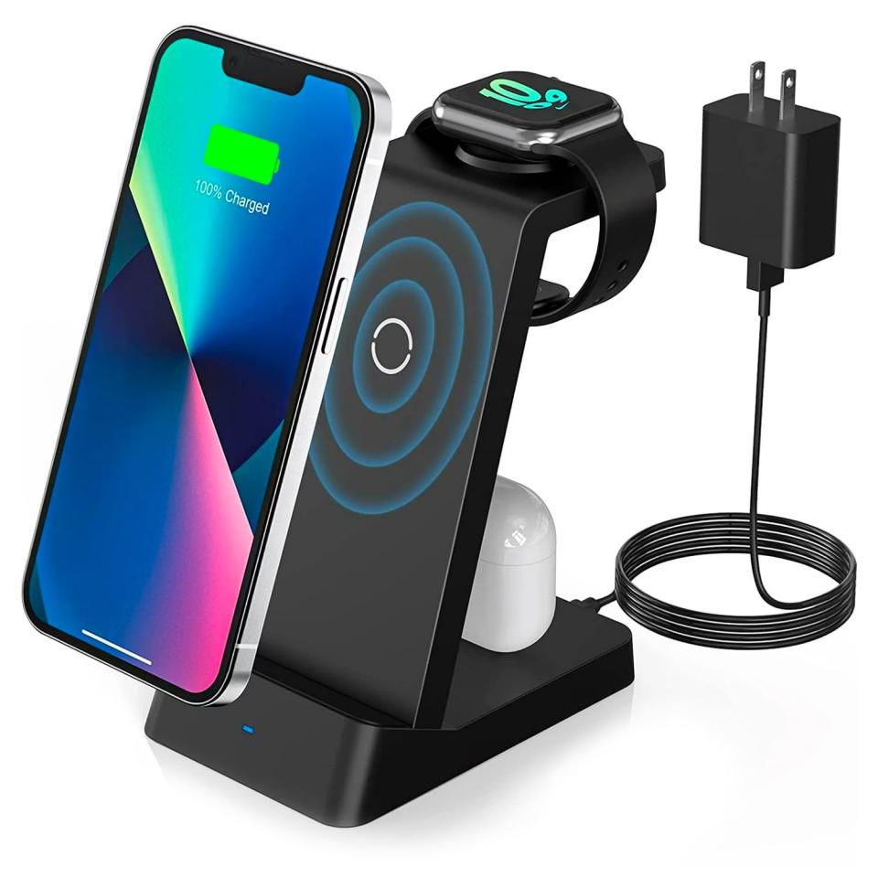 <p><a href="https://go.redirectingat.com?id=74968X1596630&url=https%3A%2F%2Fwww.walmart.com%2Fip%2FWireless-Charging-Station-18W-Fast-Charger-iPhone-14-13-12-11-Pro-Max-SE-XS-XR-X-8-Plus-8-3-1-Dock-Stand-Apple-Watch-Series-Airpods-with-Adapter%2F841637209&sref=https%3A%2F%2Fwww.bestproducts.com%2Flifestyle%2Fg43851410%2Ffathers-day-gifts-from-walmart%2F" rel="nofollow noopener" target="_blank" data-ylk="slk:Shop Now;elm:context_link;itc:0;sec:content-canvas" class="link ">Shop Now</a></p><p>Wireless Charging Station</p><p>$35.99</p><p>walmart.com</p>