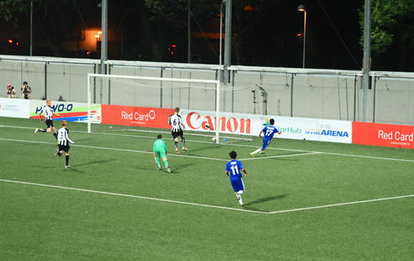 Faridzuan Fuad scores the winner. (Photo credits - The Red Card Pte Ltd)