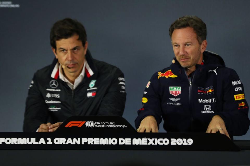 Christian Horner and Toto Wolff have a growing rivalry in F1 (Getty Images)