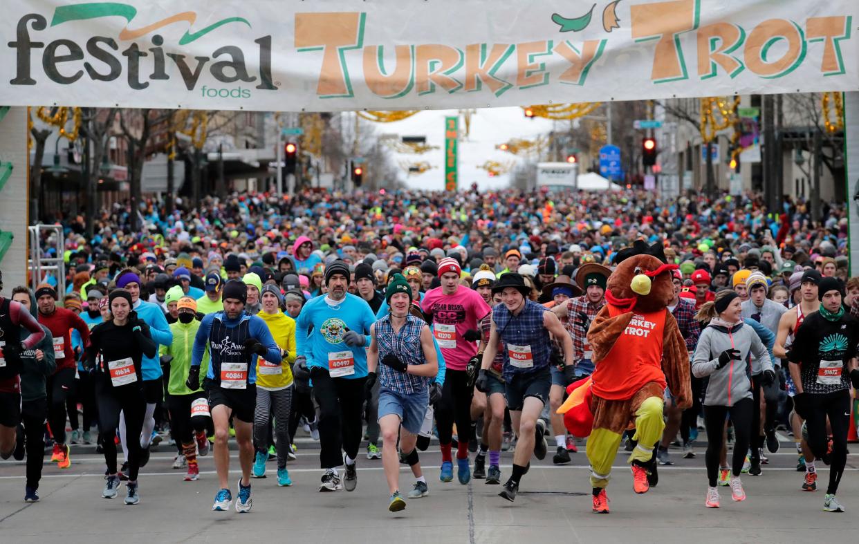 The Festival Foods Turkey Trot will be Nov. 23 and start and finish at the Fox Cities Exhibition Center in Appleton.