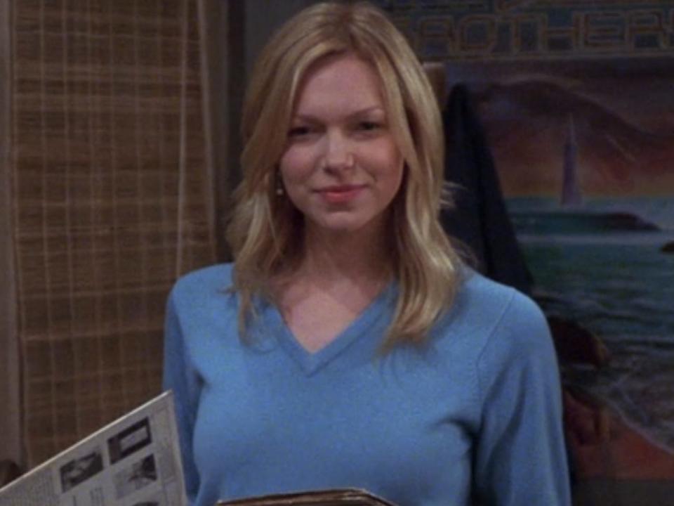 Laura Prepon as Donna Pinciotti on the series finale of "That '70s Show."