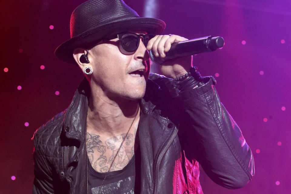 Los Angeles County coroner spokesman Brian Elias says they are investigating Bennington's death as an apparent suicide but no additional details are available: Owen Sweeney/Invision/AP