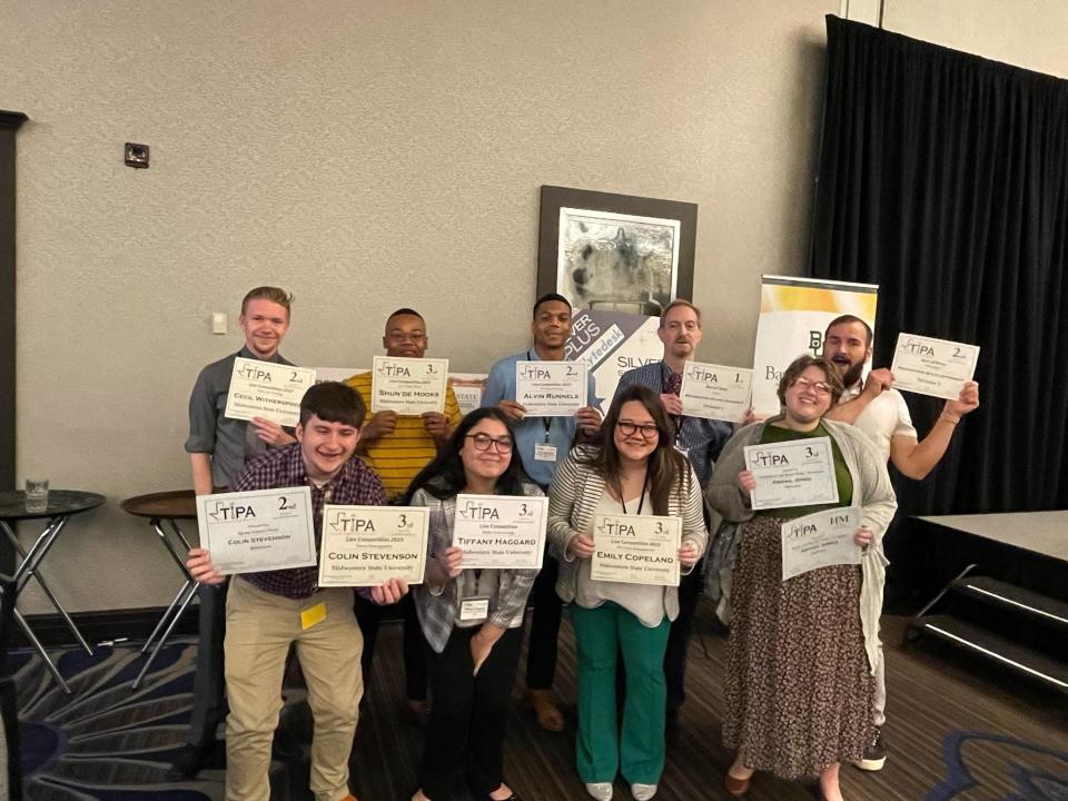 The Wichitan earned awards at the annual Texas Intercollegiate Press Association competition in Fort Worth on April 7-8.