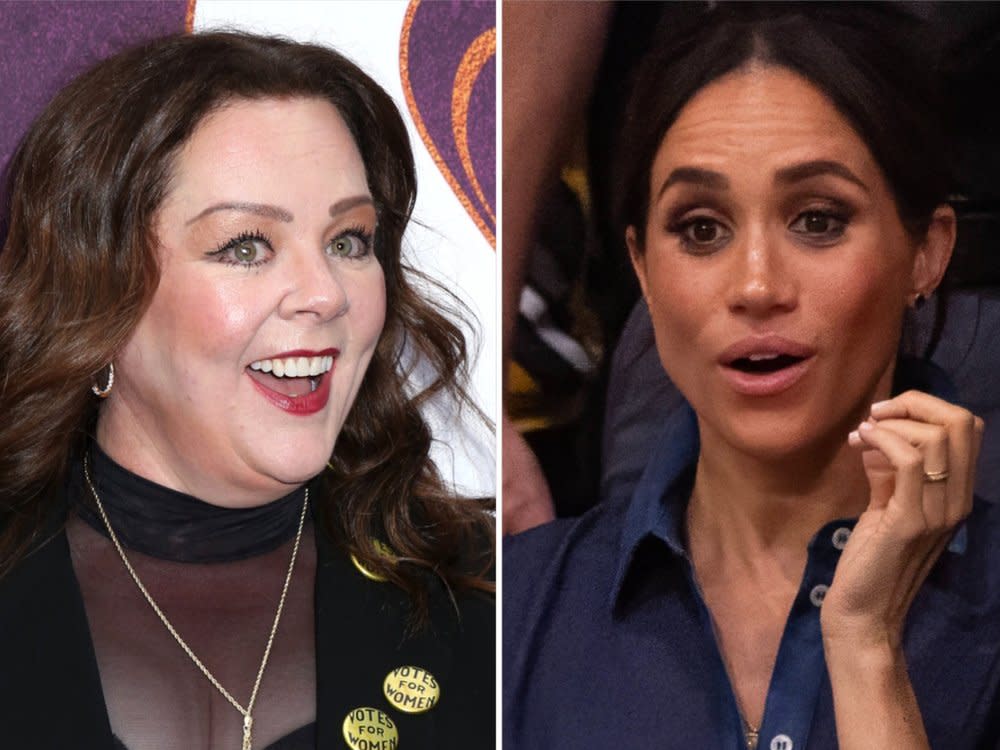 Melissa McCarthy und Herzogin Meghan sind seit einigen Jahren Freundinnen. (Bild: action press)