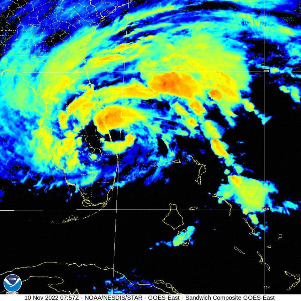 Nicole made landfall south of Vero Beach 3 a.m. Nov. 10, 2022.