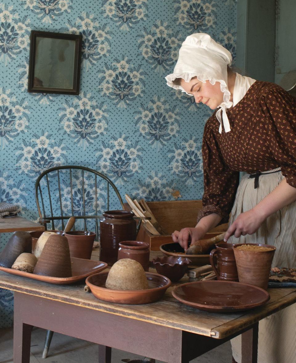Vacation week at Old Sturbridge Village is highlighted by the Maple Days program, with a lot at maple sugaring as it was done in 19th-century New England.