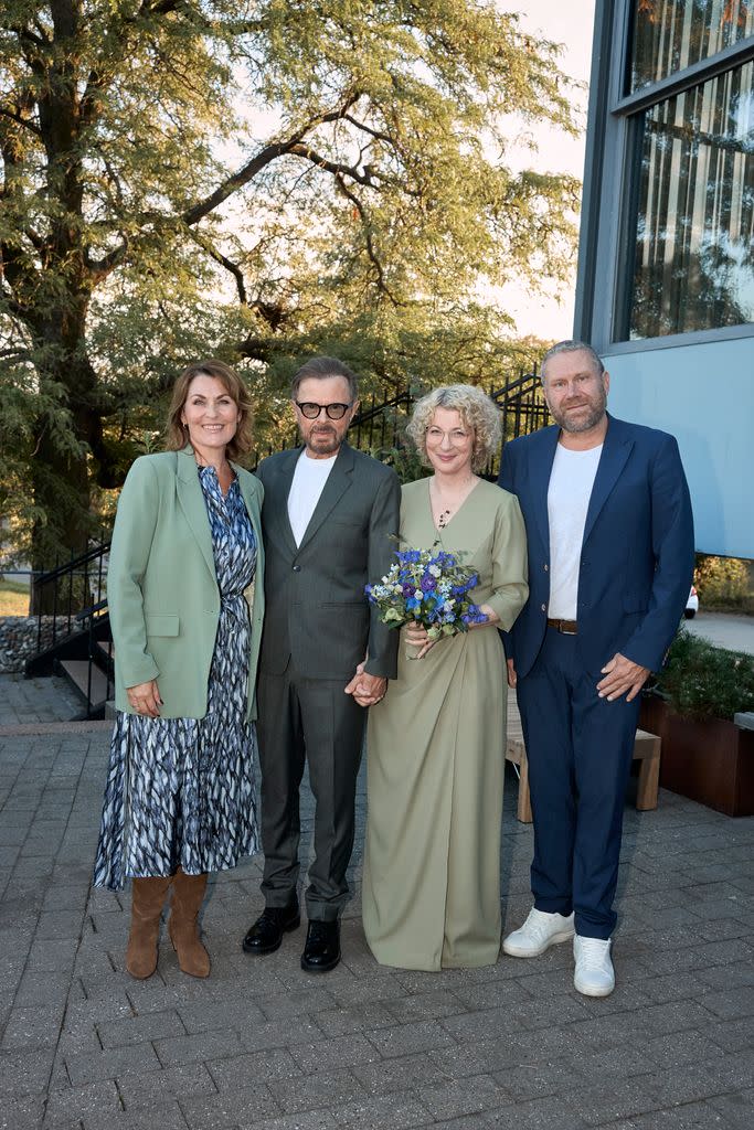 Boda de Bjorn Ulvaeus, de ABBA, y Christina Sas