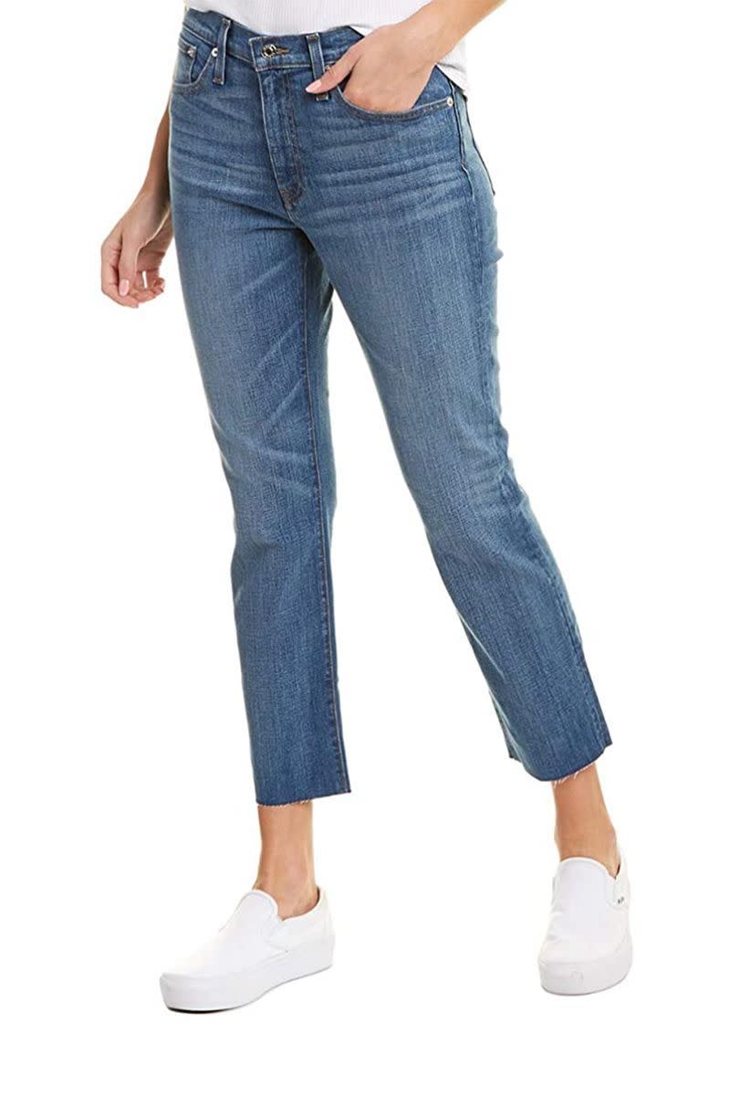 <p><strong>J.Crew</strong></p><p>amazon.com</p><p><strong>$124.22</strong></p><p><a href="https://www.amazon.com/dp/B07J47X2V3?tag=syn-yahoo-20&ascsubtag=%5Bartid%7C10051.g.37406546%5Bsrc%7Cyahoo-us" rel="nofollow noopener" target="_blank" data-ylk="slk:Shop Now" class="link ">Shop Now</a></p><p>You already know J.Crew is a denim expert, but you may not have known some of its best styles are only found on Amazon. This pair is relaxed through the thigh with a straight leg. The reviews concur: “If you’re on the fence I would go for it.”<br></p>