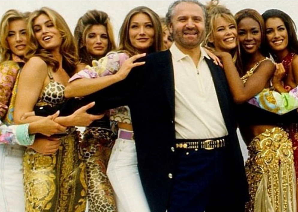 Versace reunited some of the biggest supermodels of the ’90s for its epic Spring 2018 runway show