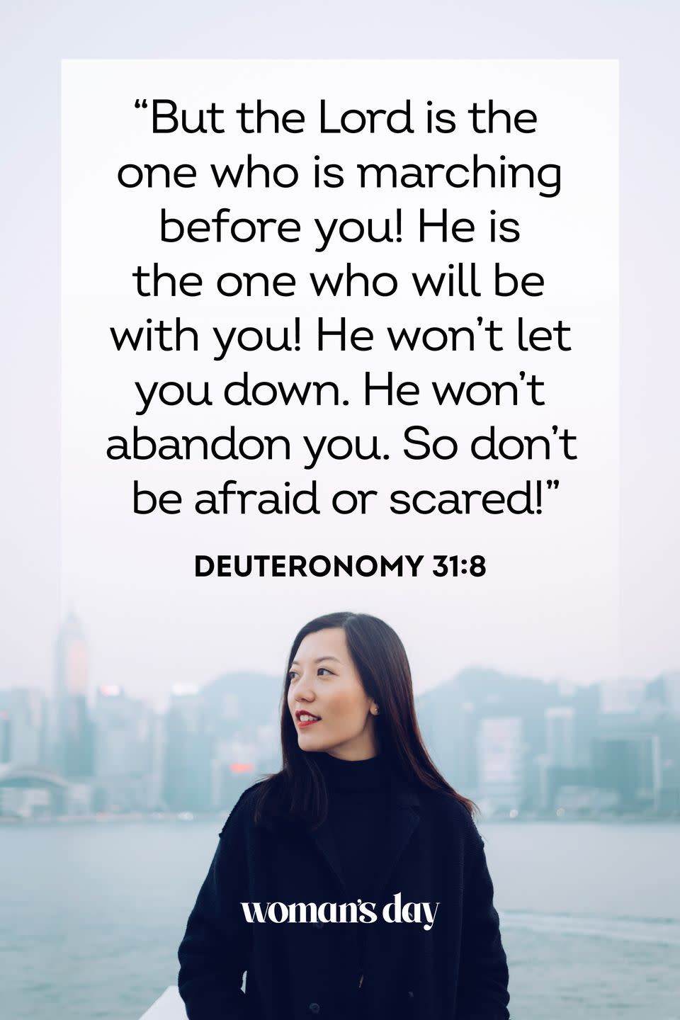 bible verses about anxiety deuteronomy 31 8