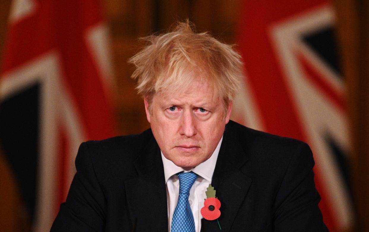 Boris Johnson plunged the UK into a second coronavirus lockdown in November 2020 after 'terrifying' modelling was shown to him - Leon Neal /Getty Images Europe 