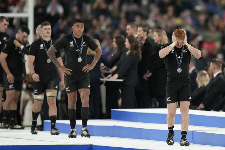 La decepción de los All Blacks, luego de haber dado todo por el triunfo