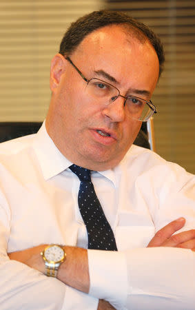 FILE PHOTO: Andrew Bailey, chief executive of the Financial Conduct Authority, September 25, 2017. REUTERS/Afolabi Sotunde/File Photo