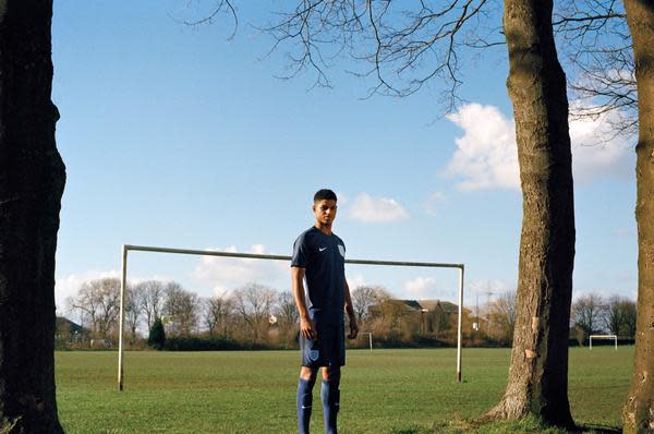 El nuevo kit de la selección inglesa / Cortesía Nike