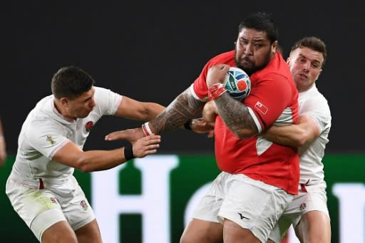 Ben Tameifuna ballooned to 160kgs while on World Cup duty with Tonga and will not play for Racing until he has lost 20kgs