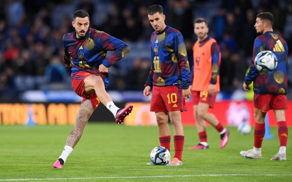 Spain's Joselu is in from the start tonight - Getty Images/Stu Forster