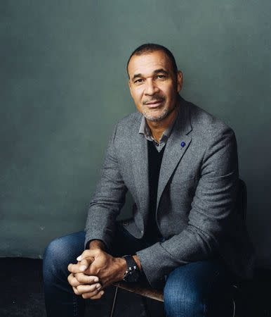 Ruud Gullit, former Dutch soccer player and ambassador for Team Gullit poses in Amsterdam, Netherlands, December 15, 2017. Team Gullit/Handout via REUTERS