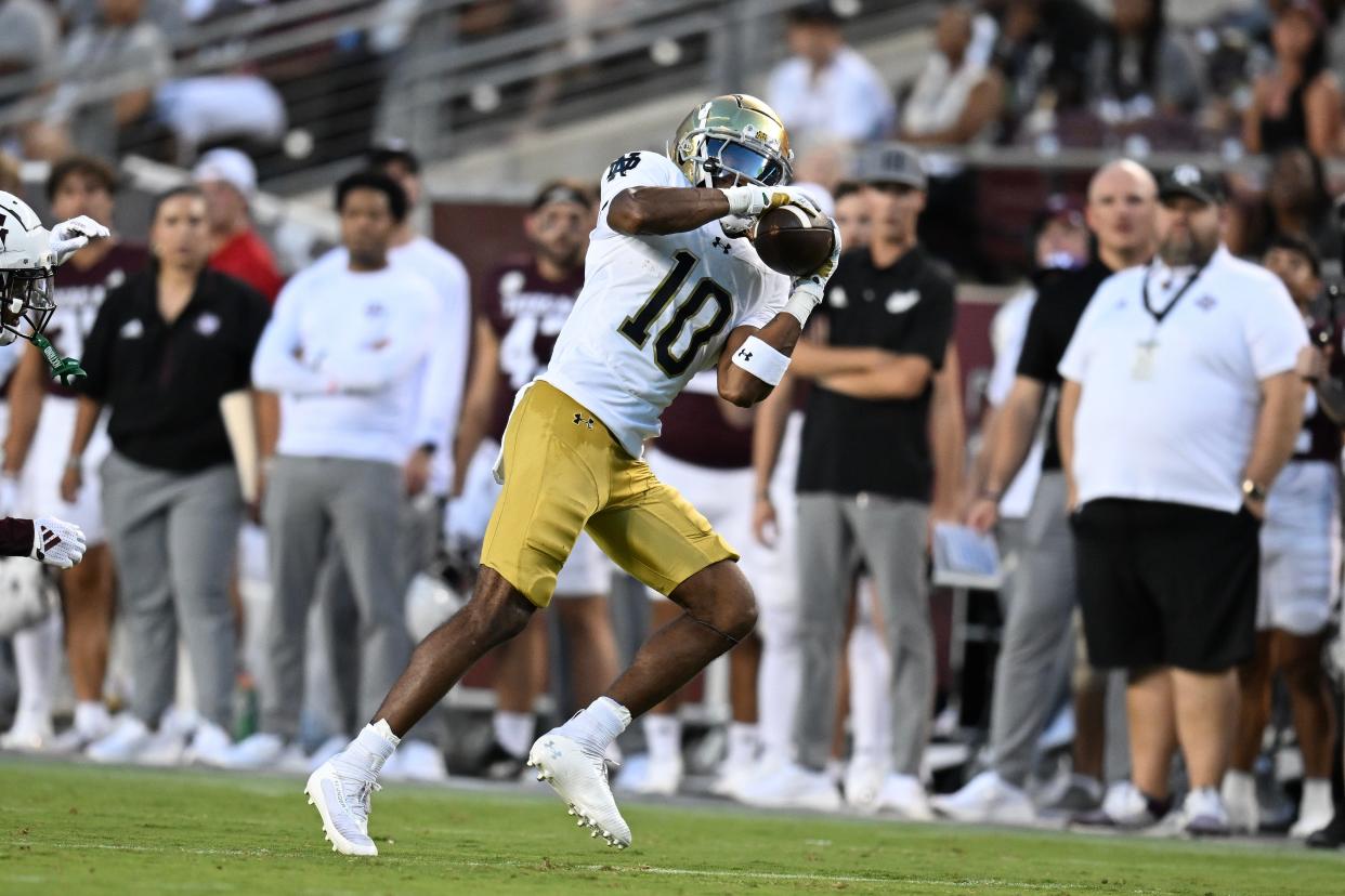 Is this the week to get veteran transfer wide receiver Kris Mitchell more involved in the Notre Dame gameplan?