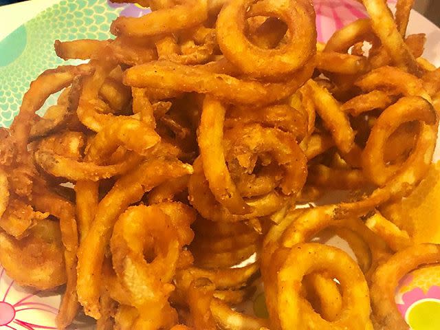 22) Curly fries