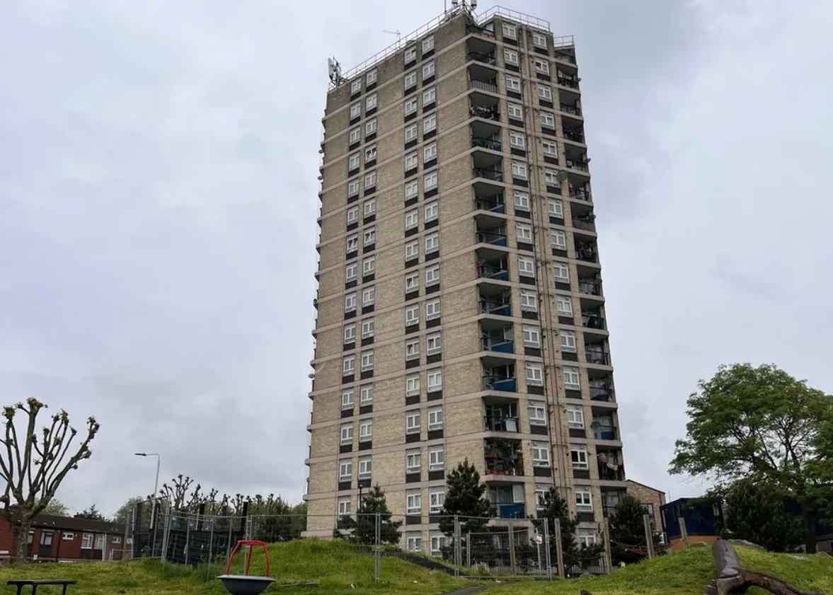 Jabobs House, the block of flats where Aalim Makail fell