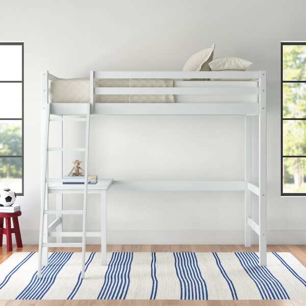 <p><a href="https://go.redirectingat.com?id=74968X1596630&url=https%3A%2F%2Fwww.wayfair.com%2Fbaby-kids%2Fpdp%2Fviv-rae-fluellen-twin-loft-bed-with-built-in-desk-by-viv-rae-w003336006.html&sref=https%3A%2F%2Fwww.housebeautiful.com%2Fshopping%2Ffurniture%2Fg32872115%2Fbest-loft-beds-for-adults%2F" rel="nofollow noopener" target="_blank" data-ylk="slk:Shop Now;elm:context_link;itc:0;sec:content-canvas" class="link ">Shop Now</a></p><p>Nickelsville Twin Loft Bed with Desk</p><p>wayfair.com</p><p>$389.99</p>