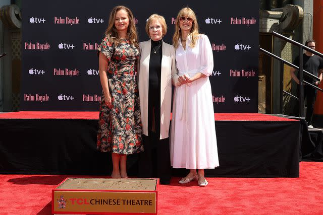 <p>Eric Charbonneau/Getty</p> From left: Jayme Lemons, Carol Burnett and Laura Dern