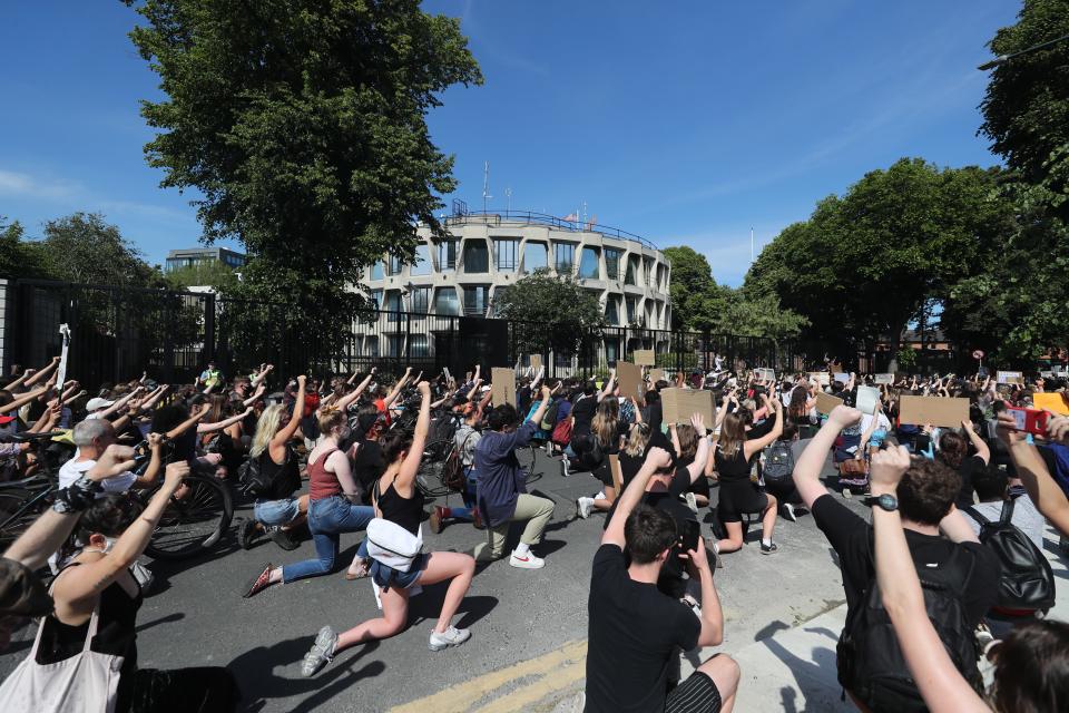 <h1 class="title">Black Lives Matter protests</h1><cite class="credit">Getty Images</cite>