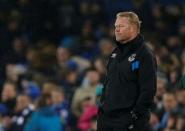 Soccer Football - Europa League - Everton vs Olympique Lyonnais - Goodison Park, Liverpool, Britain - October 19, 2017 Everton manager Ronald Koeman looks dejected REUTERS/Andrew Yates