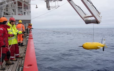 The controversially named Boaty McBoatface submersible will be deployed - Credit: PA