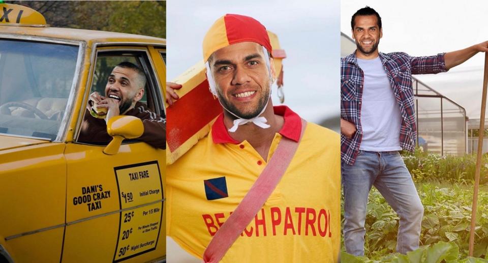 Dani Alves hat diverse Traumjobs. (Bilder: Instagram @DanialvesD2)