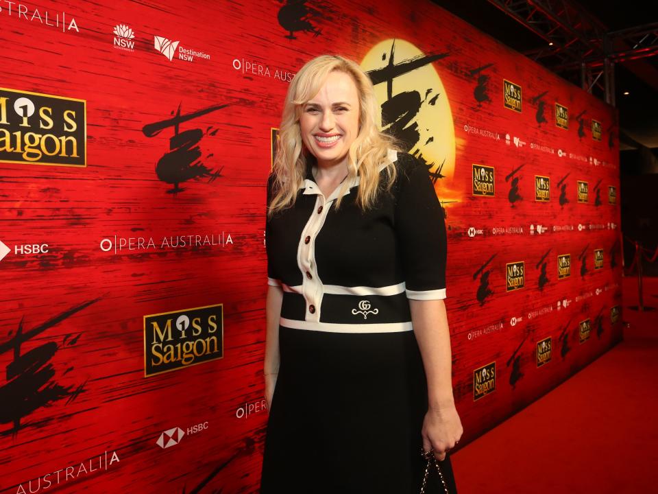 Rebel Wilson attends the "Miss Saigon" Sydney Opera House Premiere on August 25, 2023