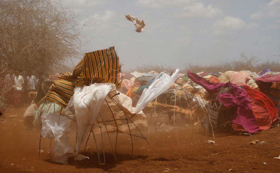 Dust storm in Mogadishu