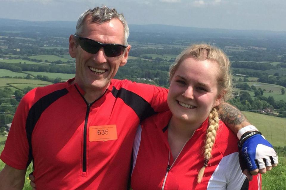 James and his daughter Ellie