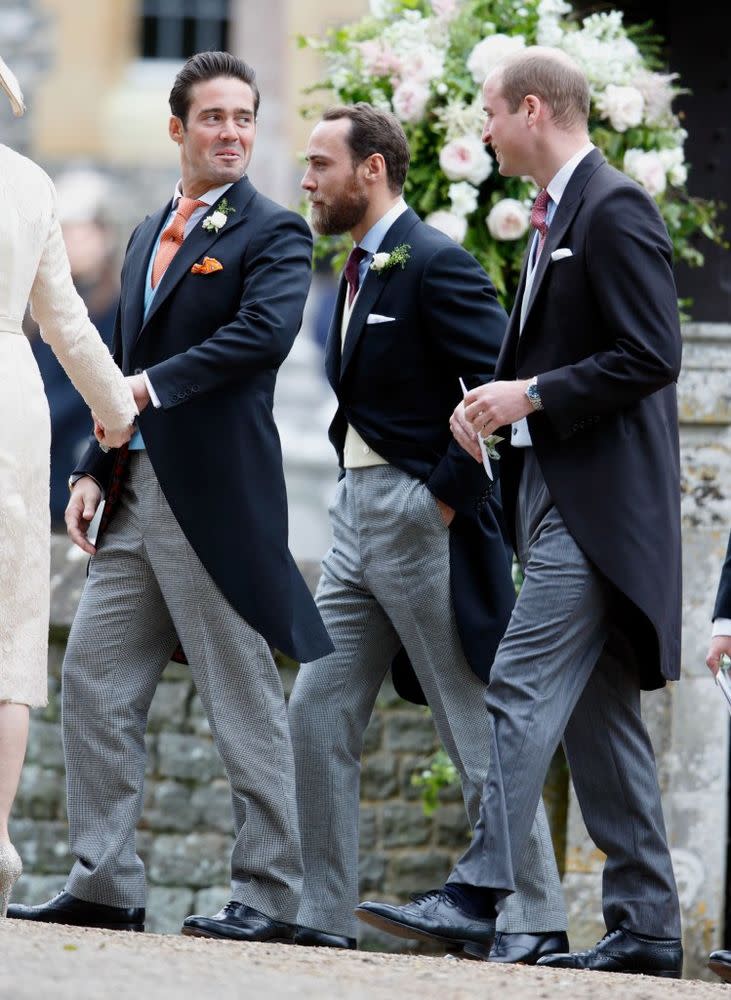 Spencer Matthews, James Middleton and Prince William | Max Mumby/Indigo/Getty Images