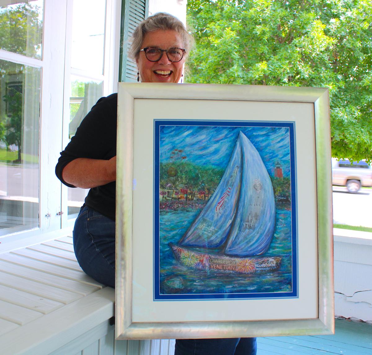 'An emotional painting' Festival art tugs on Charlevoix's