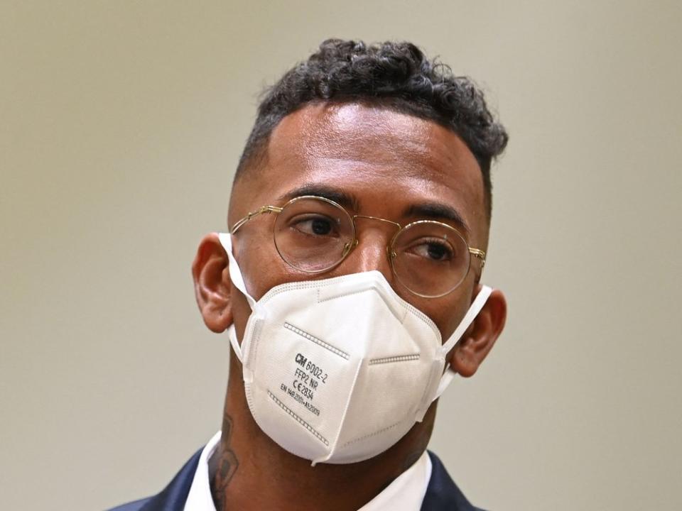 Jérôme Boateng vor dem Amtsgericht München am 9. September 2021. (Bild: CHRISTOF STACHE/AFP via Getty Images)