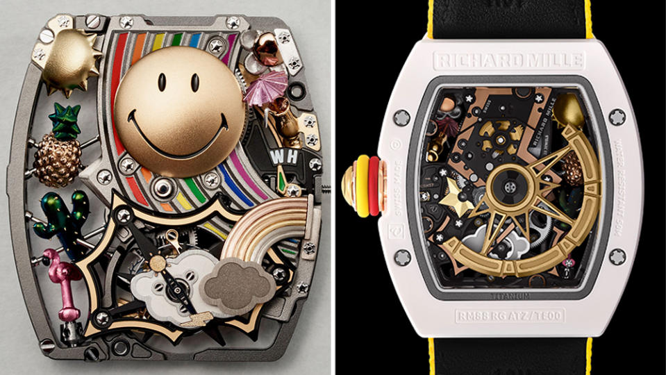 Richard Mille RM 88 Automatic Winding Tourbillion Smiley display and caseback
