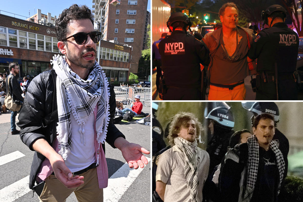 Fernando Bobis, a doctor based in Washington Heights, and Jesse Pape, a known anti-Israel protester, were among the 282 people arrested overnight at Columbia University and the City College of New York campuses following a massive police raid.