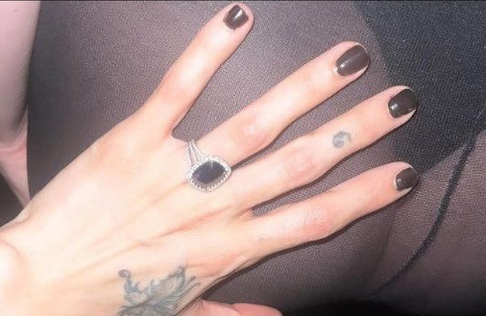 Gabbriette Bechtel has seemingly confirmed she is engaged to Matty Healy credit:Bang Showbiz