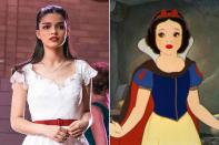 <p>The first animated Disney princess, Snow White, is getting a <a href="https://people.com/movies/west-side-story-breakout-rachel-zegler-cast-as-snow-white-in-disneys-live-action-remake/" rel="nofollow noopener" target="_blank" data-ylk="slk:live-action makeover,;elm:context_link;itc:0" class="link ">live-action makeover,</a> with <em>West Side Story </em>star Rachel Zegler stepping into the iconic headband of the heroine who first hit screens in 1937.</p> <p>The new <em>Snow White</em> movie isn't set to premiere until 2024, but Zegler's already been <a href="https://people.com/movies/rachel-zegler-snow-white-costume-filming-live-action-disney-remake/" rel="nofollow noopener" target="_blank" data-ylk="slk:glimpsed in character;elm:context_link;itc:0" class="link ">glimpsed in character</a> on set, wearing and blue and yellow dress identical to her cartoon counterpart's. </p>