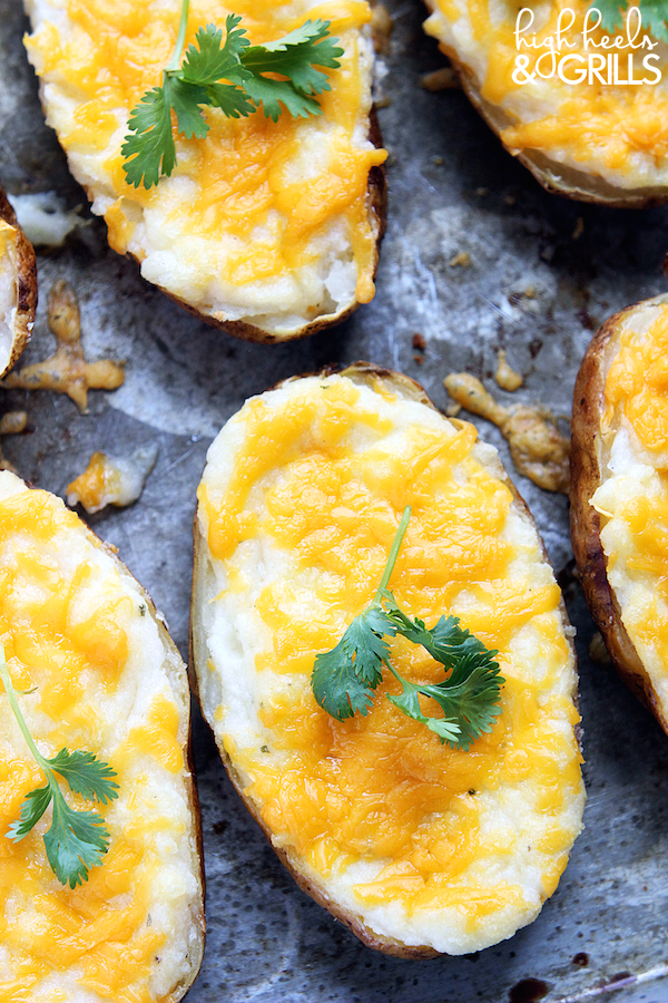 Cheddar Ranch Twice-Baked Potatoes