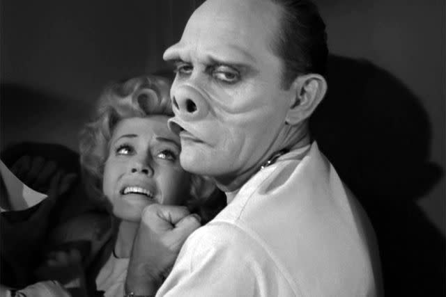 CBS/Getty Donna Douglas and William D. Gordon in the 'Twilight Zone' season 2 episode, "Eye of the Beholder"