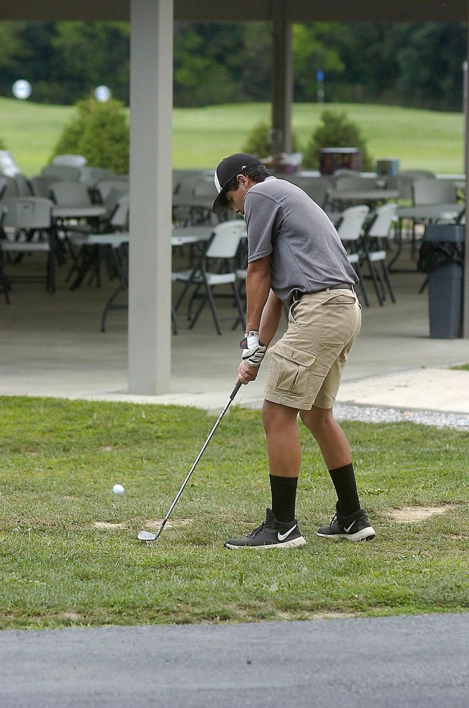 Black River's Lenny Ramirez during the Simonson Golf Invitational at Brookside Golf Course Thursday, August 4, 2022.