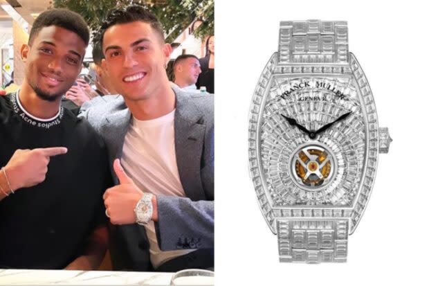 Cristiano Ronaldo montre