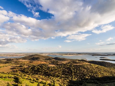 The Great Lake of Alqueva - Credit: getty