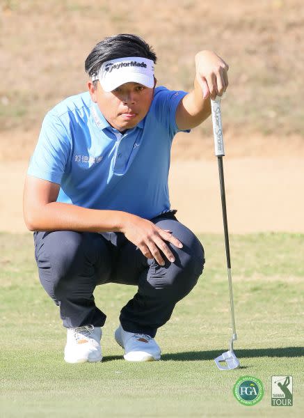 洪健堯第一回合66桿(-6)，暫並列第一。TPGA提供_葉勇宏攝影