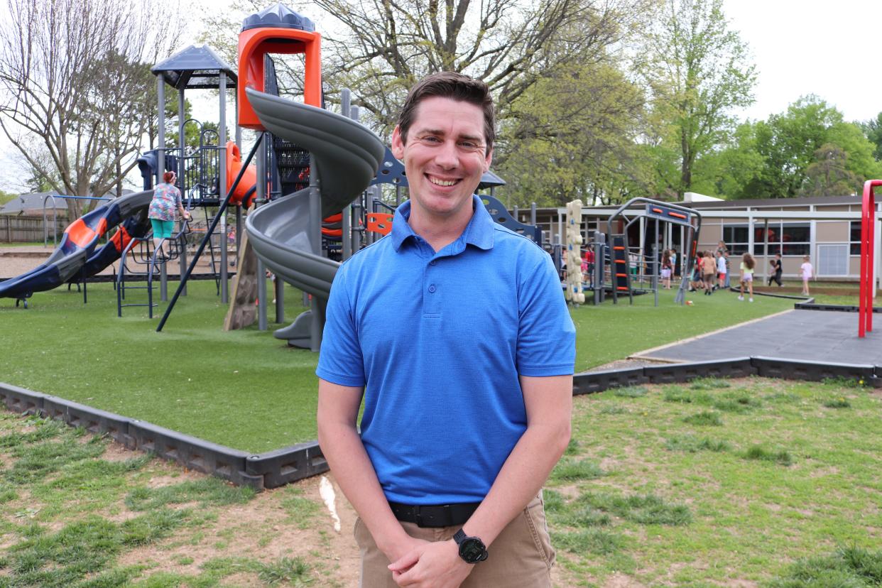 Drew Irwin, part of the Future Educators program at Missouri State University, was hired to teach at Twain Elementary for the 2023-24 school year.