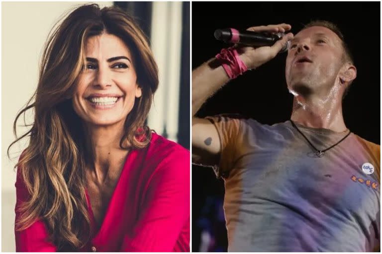 Juliana Awada conoció a Chris Martin y se sacaron una foto juntos (Foto: Instagram @juliana.awada / Santiago Filipuzzi)